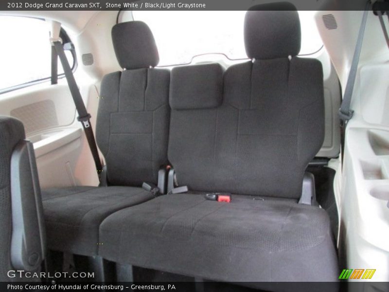 Stone White / Black/Light Graystone 2012 Dodge Grand Caravan SXT