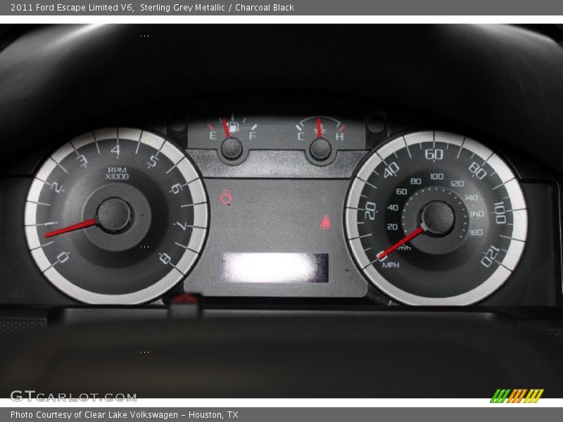 Sterling Grey Metallic / Charcoal Black 2011 Ford Escape Limited V6