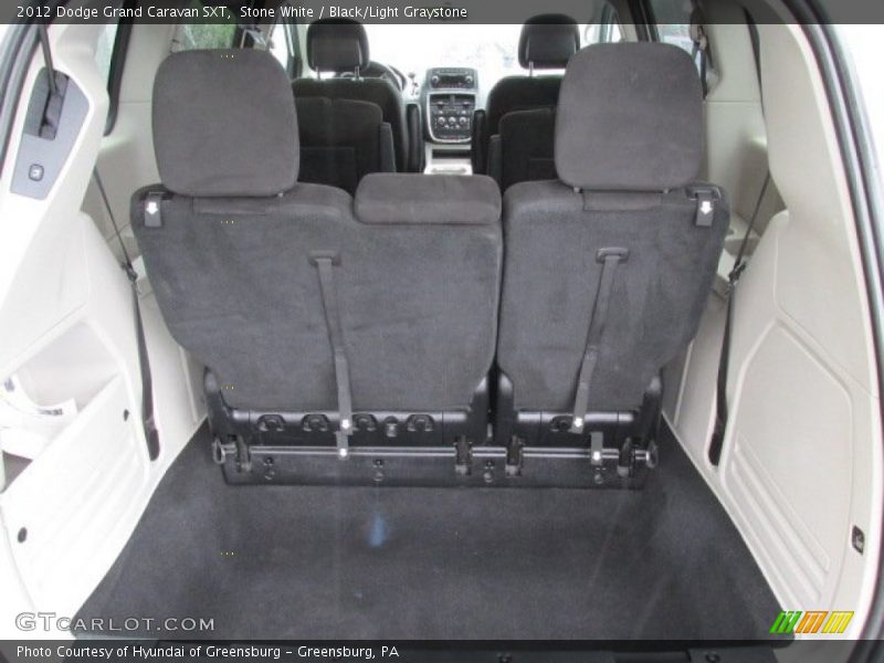Stone White / Black/Light Graystone 2012 Dodge Grand Caravan SXT
