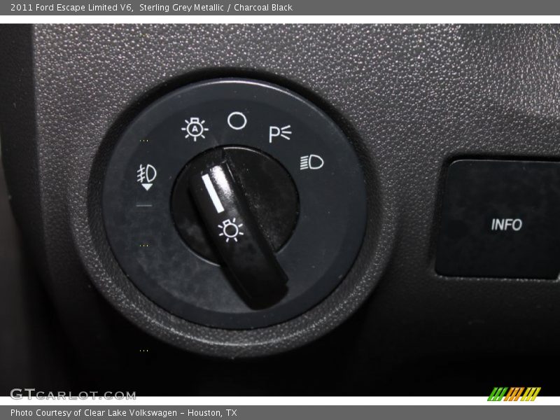 Sterling Grey Metallic / Charcoal Black 2011 Ford Escape Limited V6