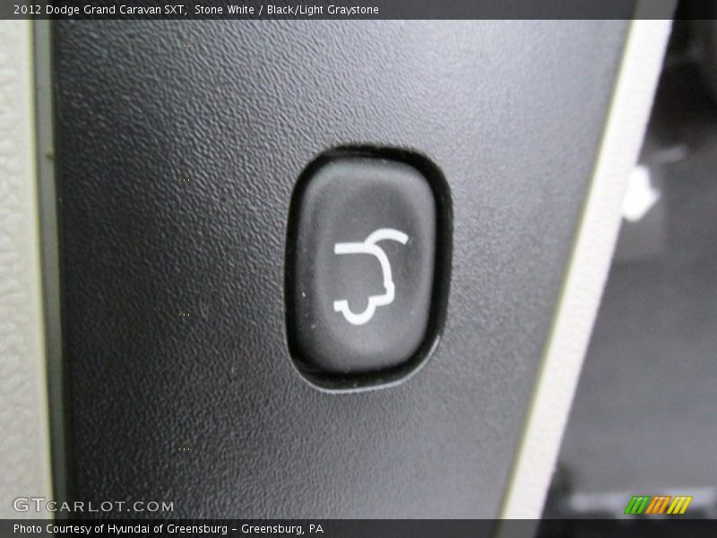 Stone White / Black/Light Graystone 2012 Dodge Grand Caravan SXT