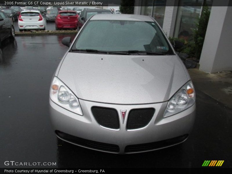 Liquid Silver Metallic / Ebony 2006 Pontiac G6 GT Coupe
