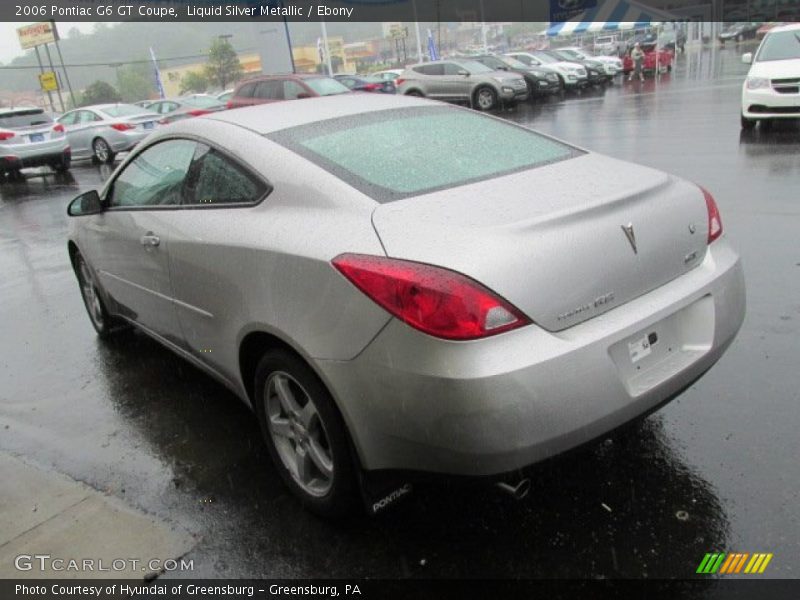 Liquid Silver Metallic / Ebony 2006 Pontiac G6 GT Coupe