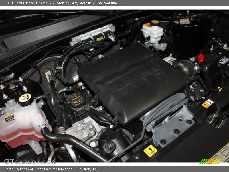 Sterling Grey Metallic / Charcoal Black 2011 Ford Escape Limited V6
