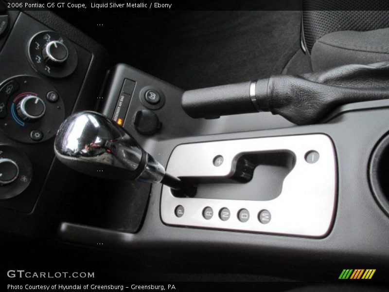 Liquid Silver Metallic / Ebony 2006 Pontiac G6 GT Coupe