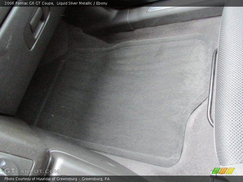 Liquid Silver Metallic / Ebony 2006 Pontiac G6 GT Coupe