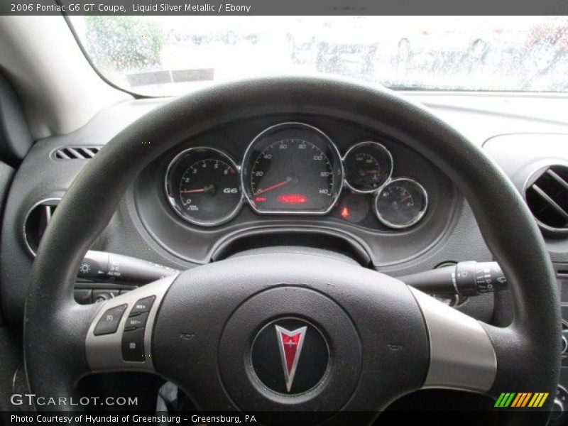Liquid Silver Metallic / Ebony 2006 Pontiac G6 GT Coupe