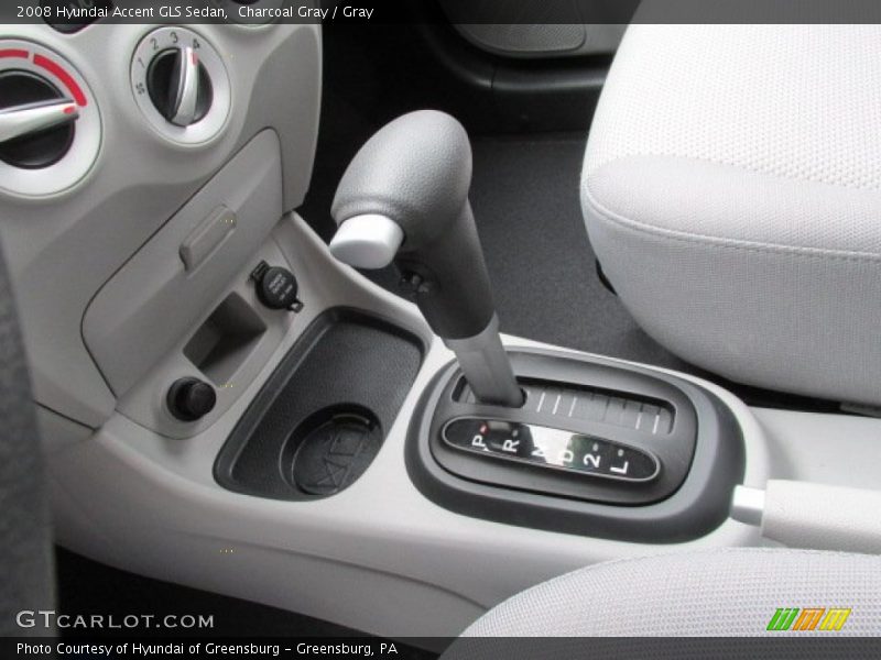 Charcoal Gray / Gray 2008 Hyundai Accent GLS Sedan