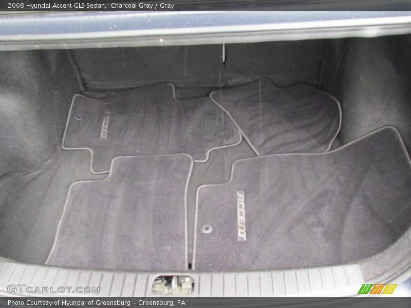 Charcoal Gray / Gray 2008 Hyundai Accent GLS Sedan