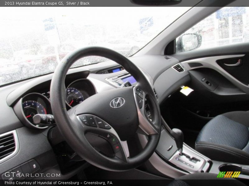 Silver / Black 2013 Hyundai Elantra Coupe GS