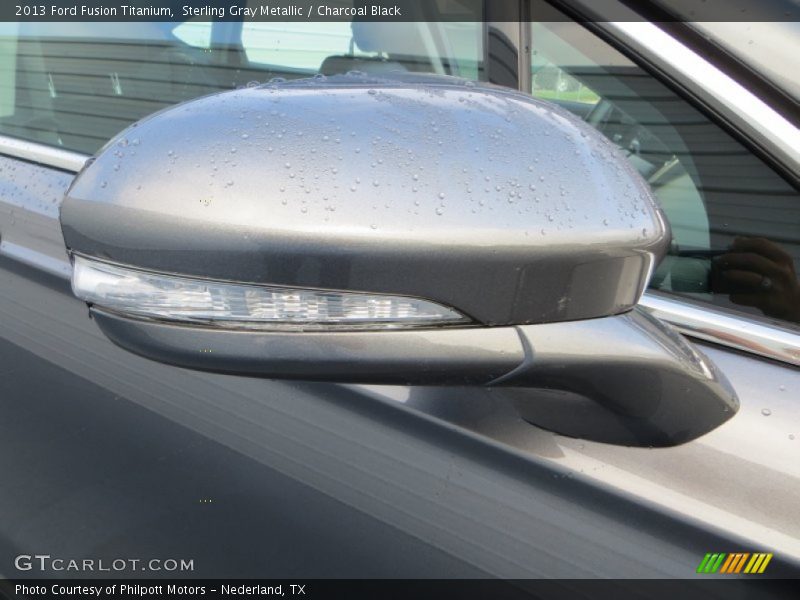 Sterling Gray Metallic / Charcoal Black 2013 Ford Fusion Titanium