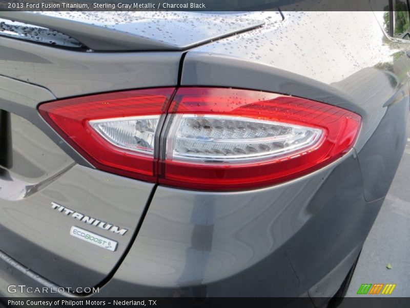 Sterling Gray Metallic / Charcoal Black 2013 Ford Fusion Titanium