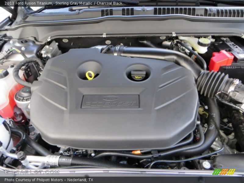 Sterling Gray Metallic / Charcoal Black 2013 Ford Fusion Titanium
