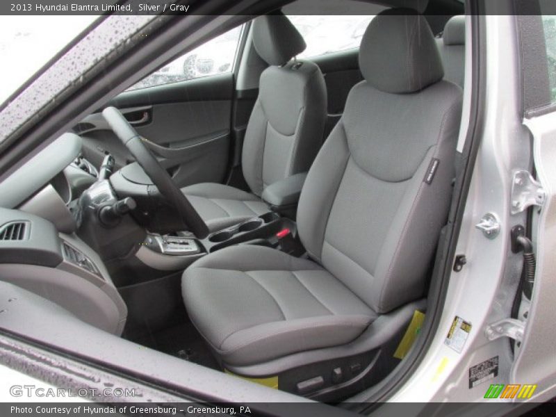 Silver / Gray 2013 Hyundai Elantra Limited