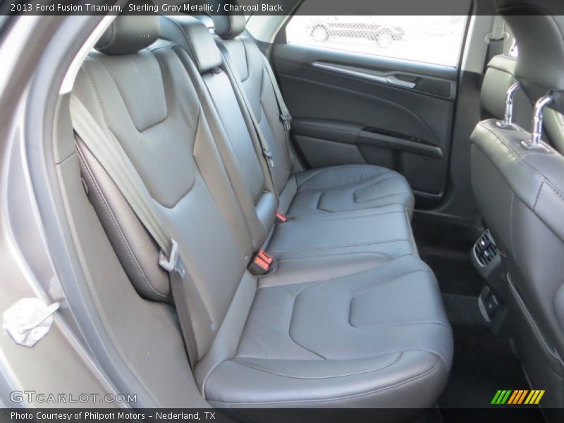 Sterling Gray Metallic / Charcoal Black 2013 Ford Fusion Titanium
