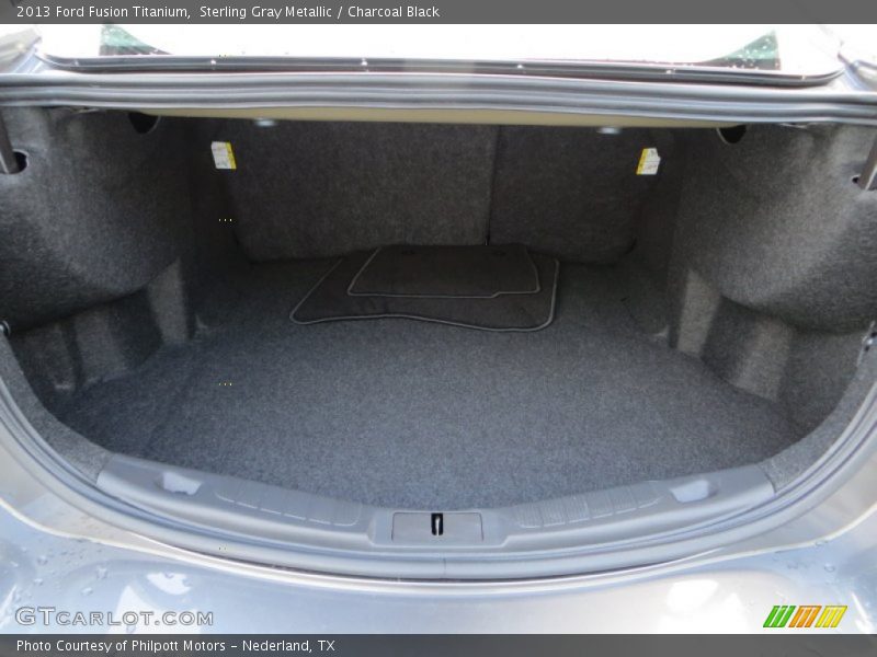 Sterling Gray Metallic / Charcoal Black 2013 Ford Fusion Titanium