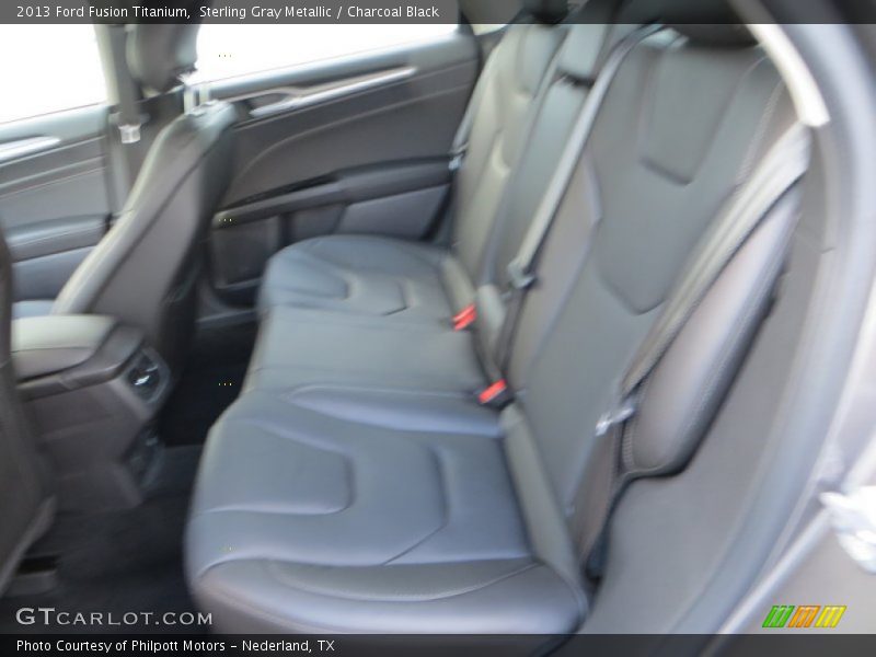 Sterling Gray Metallic / Charcoal Black 2013 Ford Fusion Titanium