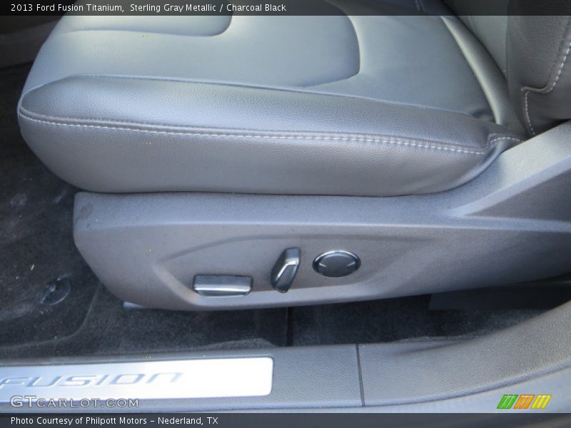Sterling Gray Metallic / Charcoal Black 2013 Ford Fusion Titanium