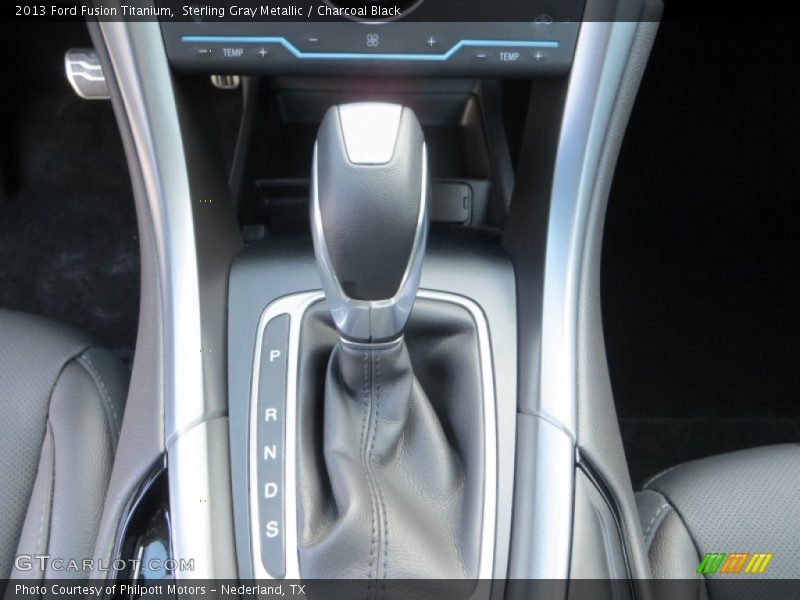 Sterling Gray Metallic / Charcoal Black 2013 Ford Fusion Titanium