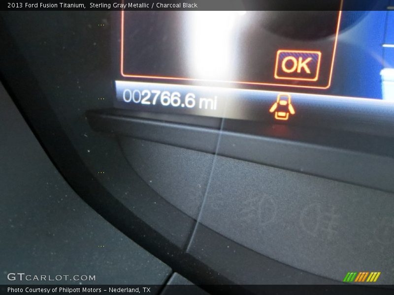 Sterling Gray Metallic / Charcoal Black 2013 Ford Fusion Titanium