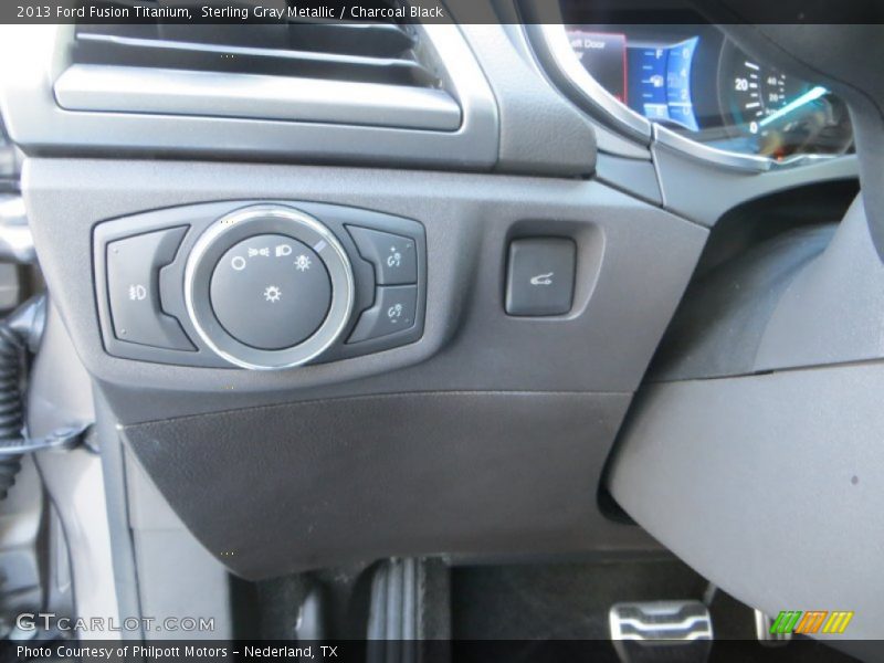 Sterling Gray Metallic / Charcoal Black 2013 Ford Fusion Titanium