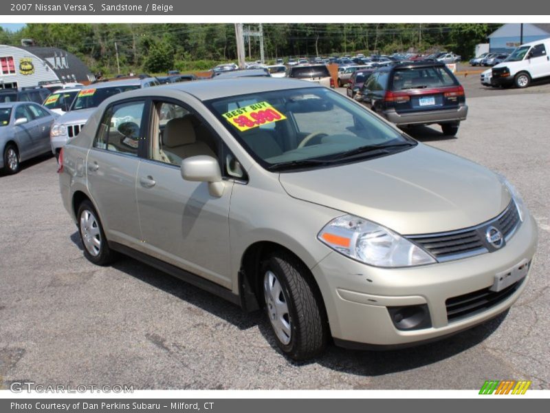 Sandstone / Beige 2007 Nissan Versa S