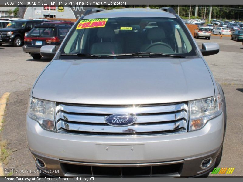 Brilliant Silver Metallic / Medium Light Stone 2009 Ford Taurus X SEL