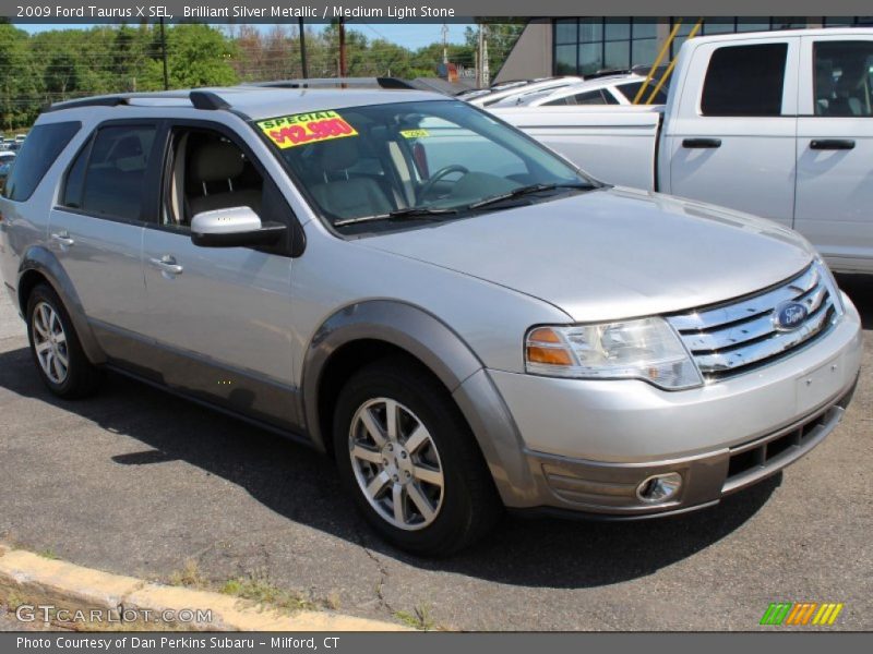 Brilliant Silver Metallic / Medium Light Stone 2009 Ford Taurus X SEL