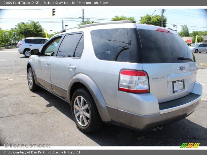 Brilliant Silver Metallic / Medium Light Stone 2009 Ford Taurus X SEL
