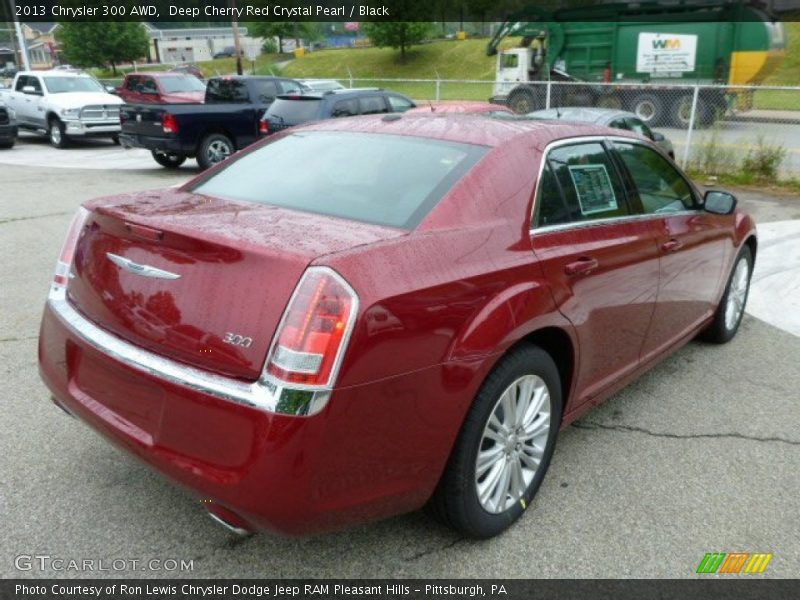 Deep Cherry Red Crystal Pearl / Black 2013 Chrysler 300 AWD