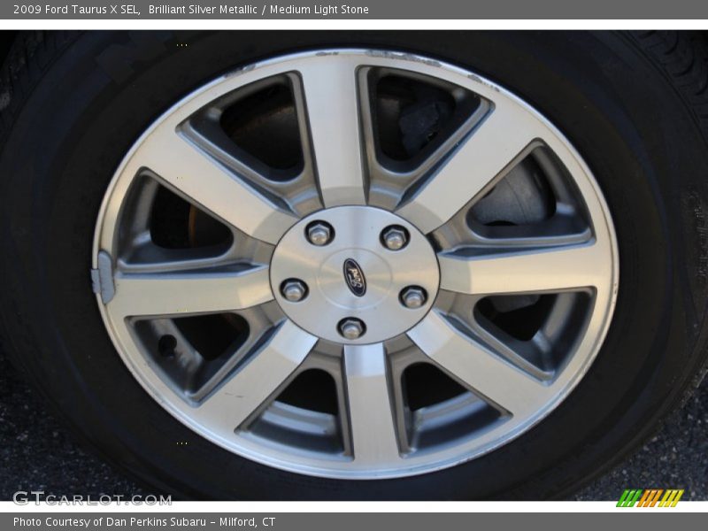Brilliant Silver Metallic / Medium Light Stone 2009 Ford Taurus X SEL