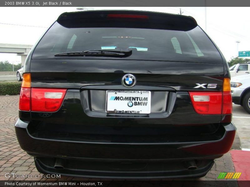 Jet Black / Black 2003 BMW X5 3.0i