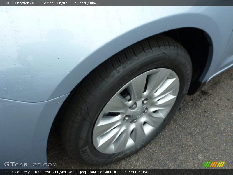 Crystal Blue Pearl / Black 2013 Chrysler 200 LX Sedan