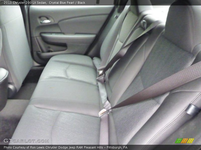 Crystal Blue Pearl / Black 2013 Chrysler 200 LX Sedan