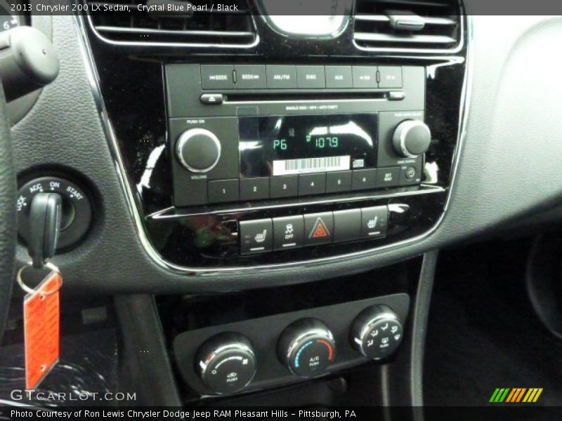 Crystal Blue Pearl / Black 2013 Chrysler 200 LX Sedan
