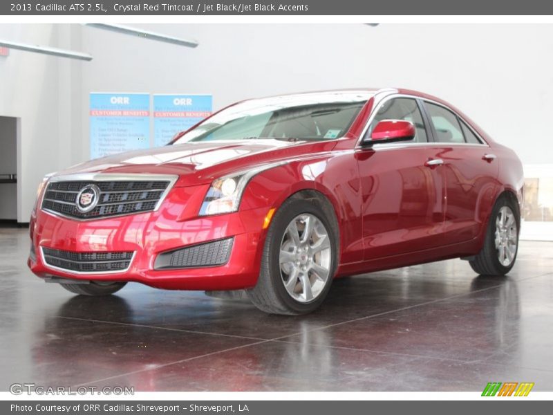 Crystal Red Tintcoat / Jet Black/Jet Black Accents 2013 Cadillac ATS 2.5L