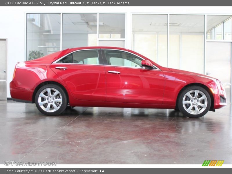 Crystal Red Tintcoat / Jet Black/Jet Black Accents 2013 Cadillac ATS 2.5L