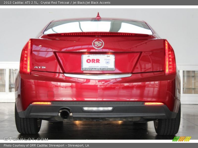 Crystal Red Tintcoat / Jet Black/Jet Black Accents 2013 Cadillac ATS 2.5L