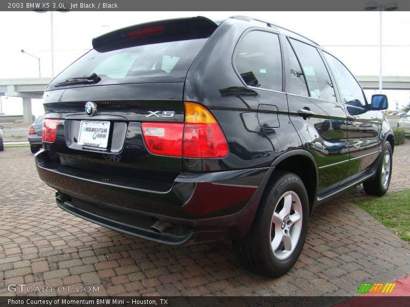 Jet Black / Black 2003 BMW X5 3.0i