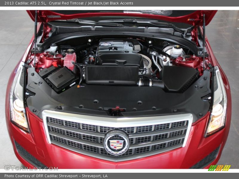 Crystal Red Tintcoat / Jet Black/Jet Black Accents 2013 Cadillac ATS 2.5L