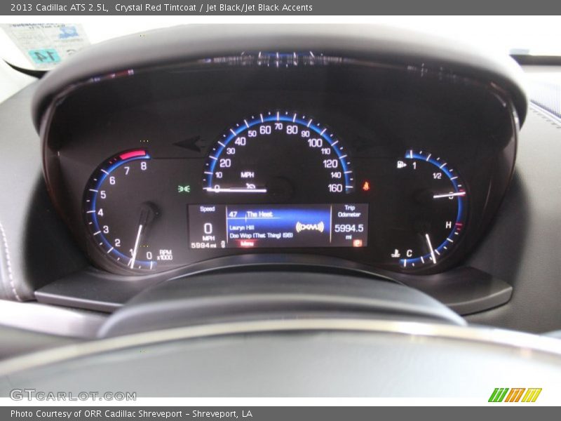 Crystal Red Tintcoat / Jet Black/Jet Black Accents 2013 Cadillac ATS 2.5L