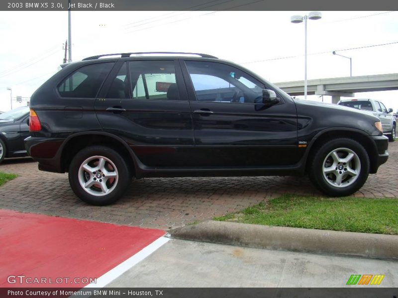 Jet Black / Black 2003 BMW X5 3.0i