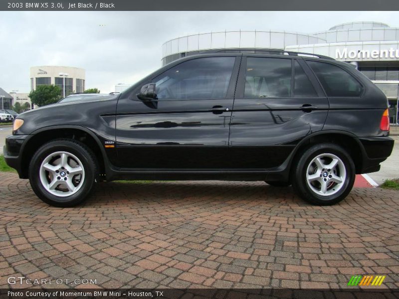 Jet Black / Black 2003 BMW X5 3.0i