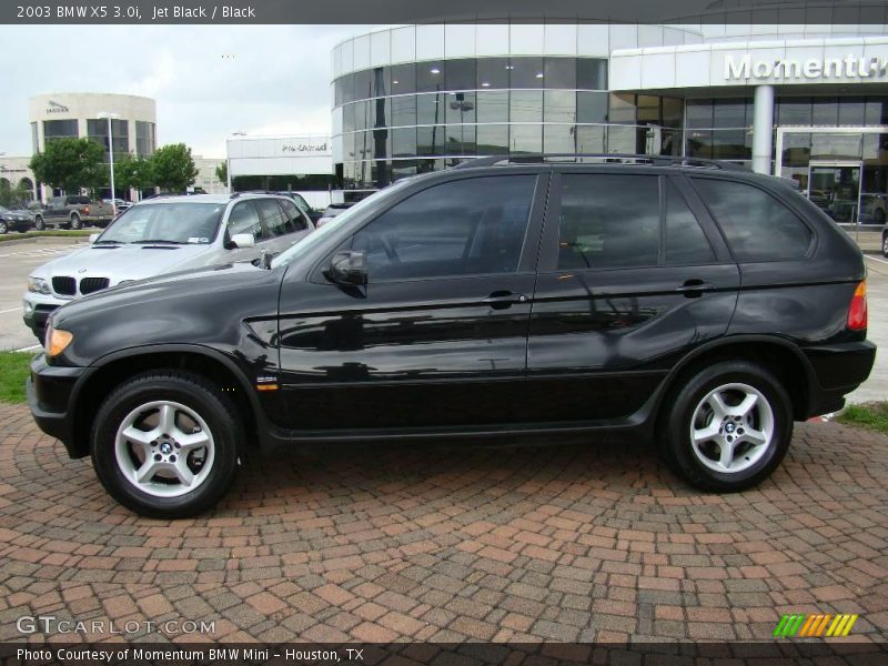 Jet Black / Black 2003 BMW X5 3.0i