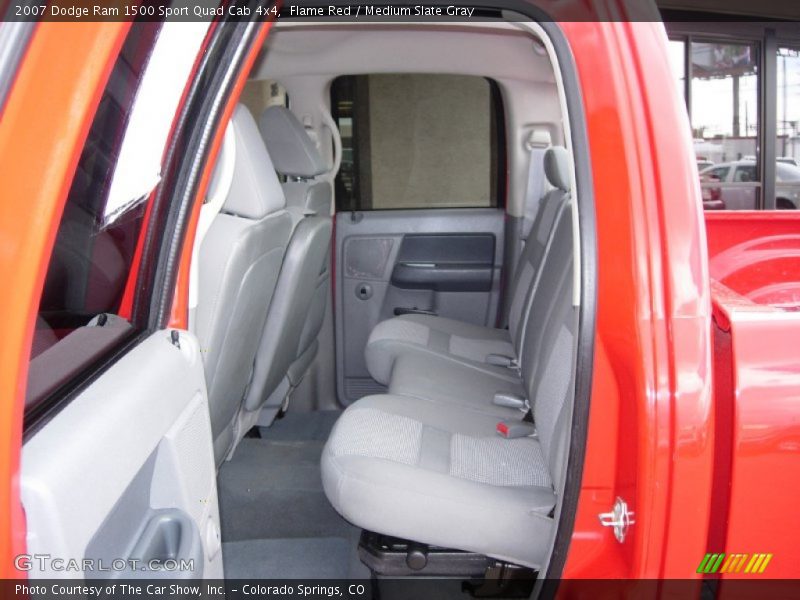 Flame Red / Medium Slate Gray 2007 Dodge Ram 1500 Sport Quad Cab 4x4
