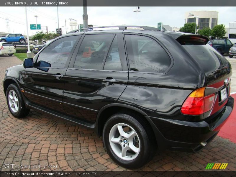 Jet Black / Black 2003 BMW X5 3.0i