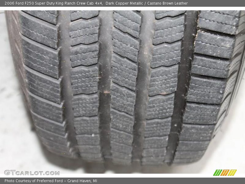 Dark Copper Metallic / Castano Brown Leather 2006 Ford F250 Super Duty King Ranch Crew Cab 4x4