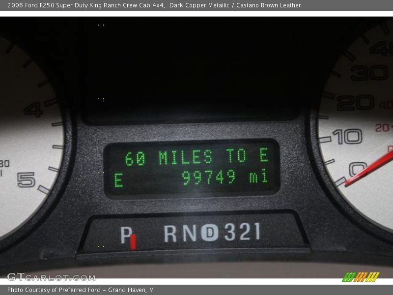 Dark Copper Metallic / Castano Brown Leather 2006 Ford F250 Super Duty King Ranch Crew Cab 4x4