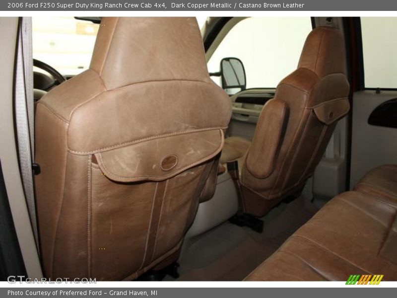 Dark Copper Metallic / Castano Brown Leather 2006 Ford F250 Super Duty King Ranch Crew Cab 4x4