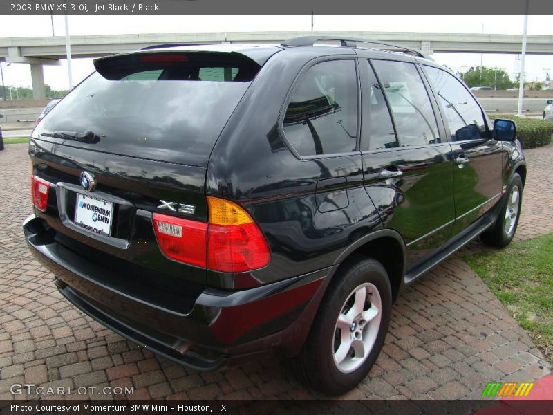 Jet Black / Black 2003 BMW X5 3.0i